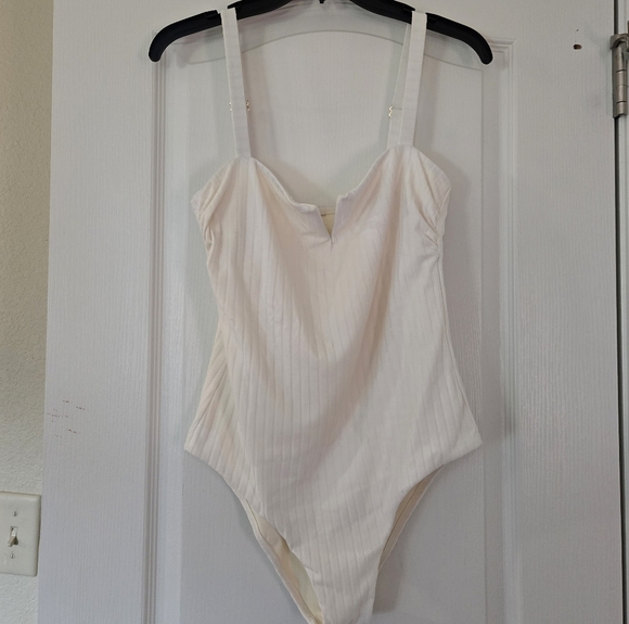 Cleobella Monica One Piece Swim Buttercream s - Picture 4 of 6